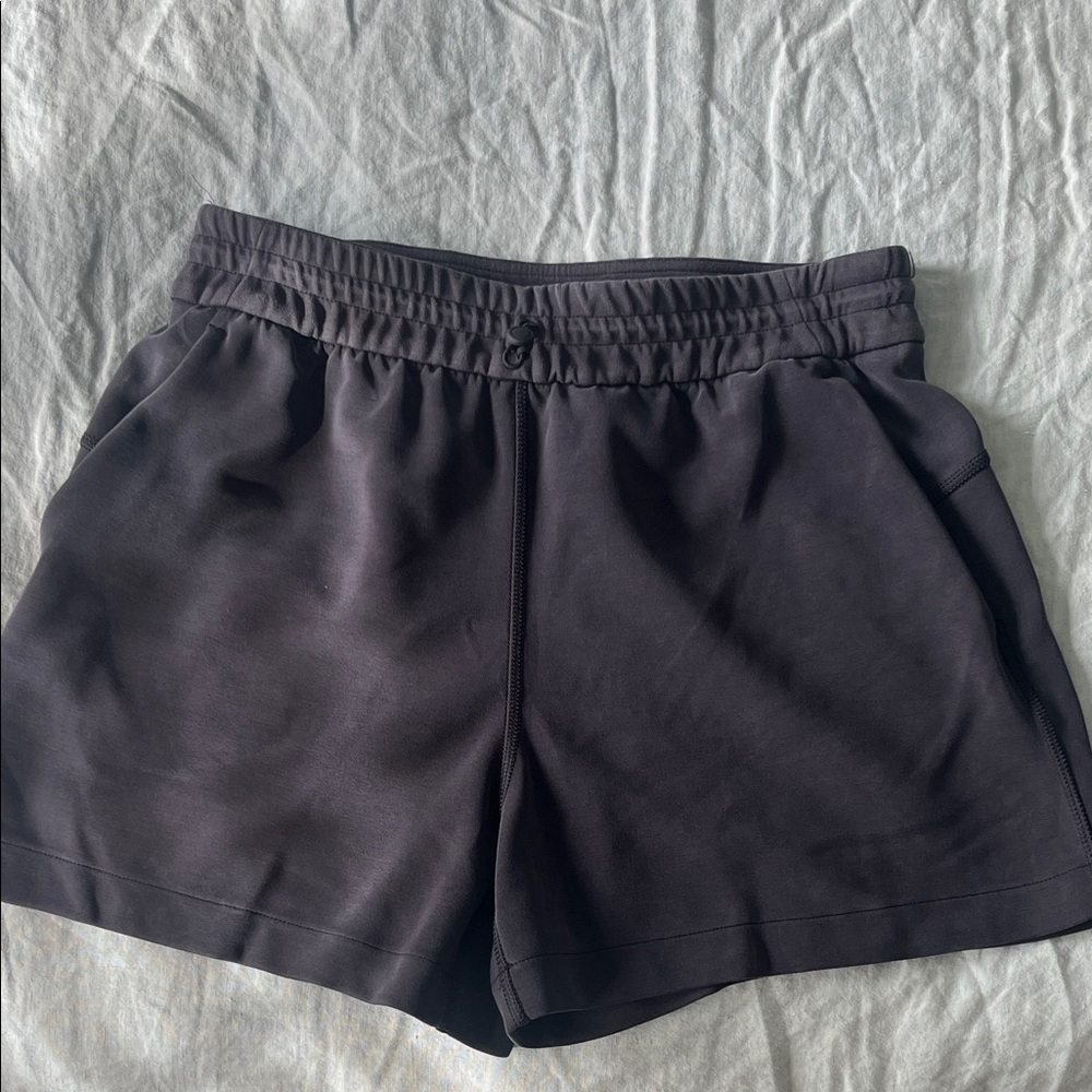 lululemon athletica dark gray softstreme shorts